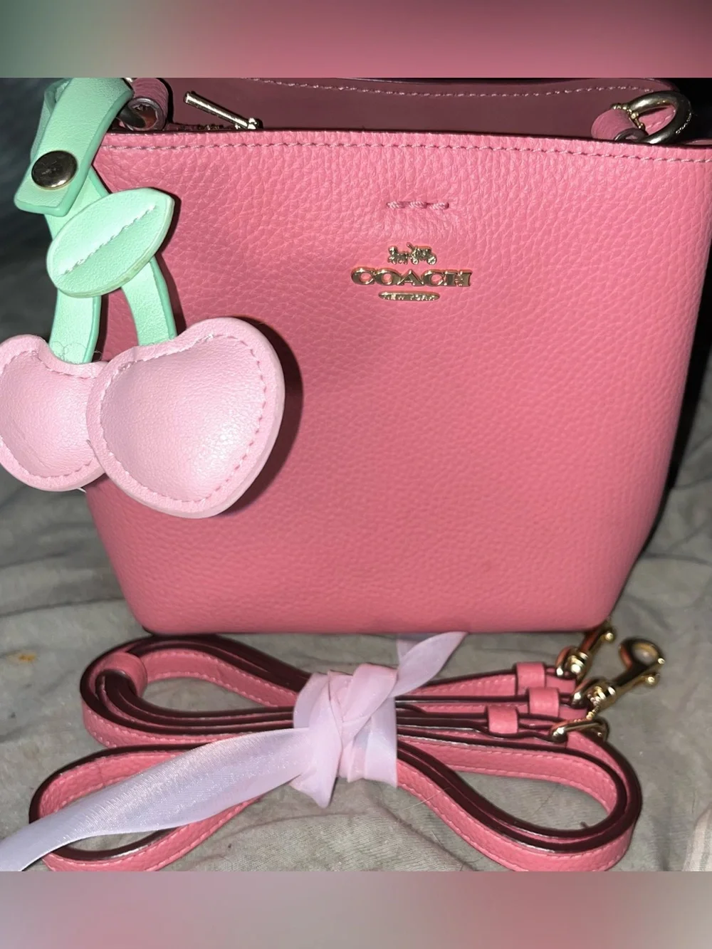 Coach NWOT Mini Town Bucket Bag